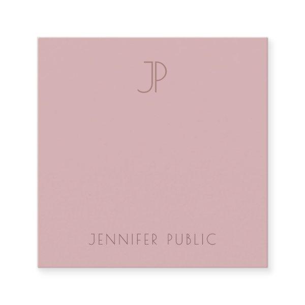 Luxury Modern Monogram Elegant Minimalist Template Square