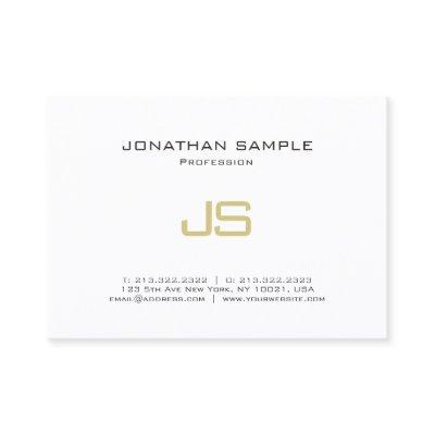 Luxury Professional Monogram Plain Elite Design