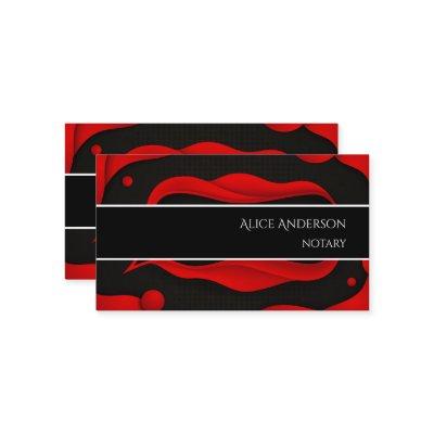 Luxury red black elegant proffessional feminine
