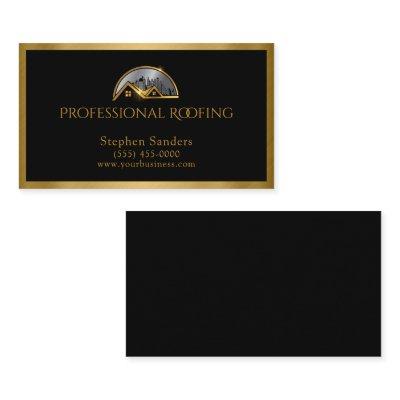 Luxury Roofing Gold Black Construction