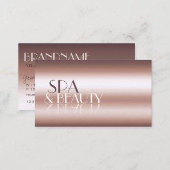 Luxury Rose Gold Cool Mirror Letters Professional