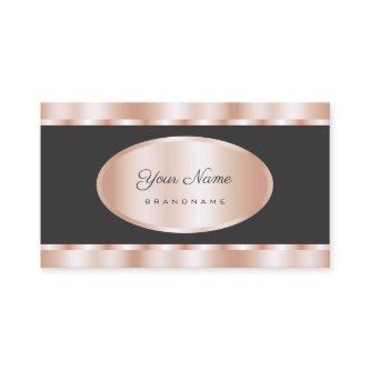 Luxury Rose Gold Effect and Dark Gray Professional