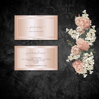 Luxury Rose Gold Effect with Frame Professional