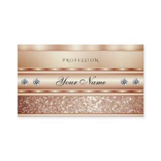 Luxury Rose Gold Sparkle Glitter Diamonds Elegant