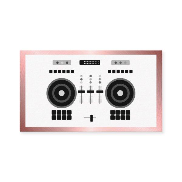 Luxury Rose Gold-Tone DJ