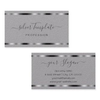 Luxury Silver Signature Handlettering Font Chic