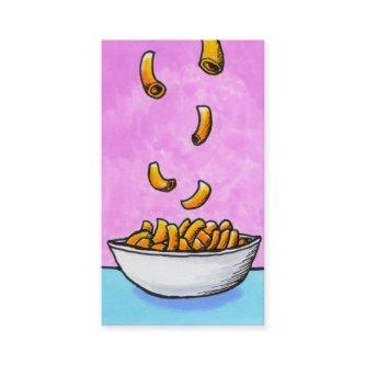 Mac and cheese fun colorful original tiny art