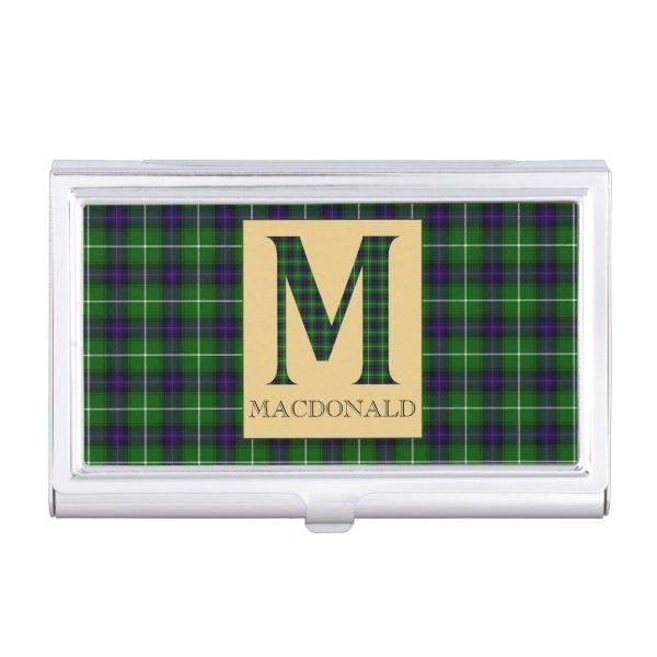 MacDonald Tartan Monogram M   Case