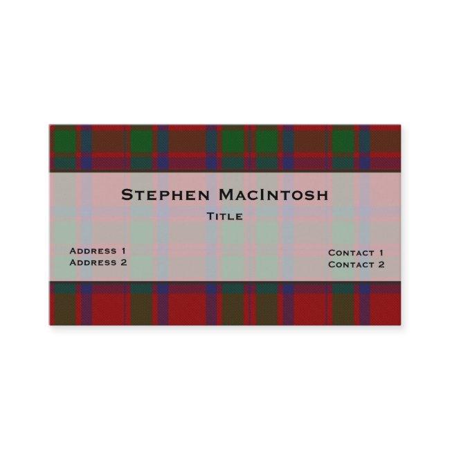 MacIntosh Tartan Plaid Custom