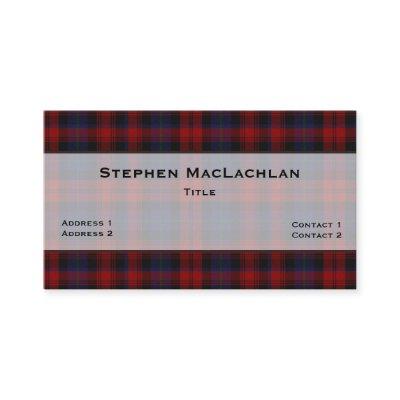 MacLachlan Tartan Plaid Custom