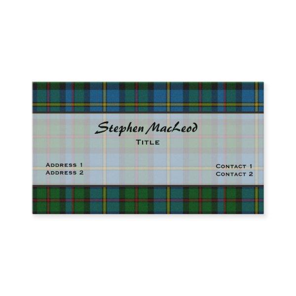 MacLeod Traditional Tartan Plaid Custom