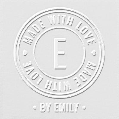 Made With Love Product Custom Embosser