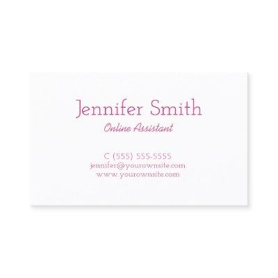 Magenta and White Chevron Pattern
