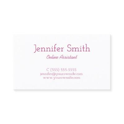 Magenta and White Greek Key
