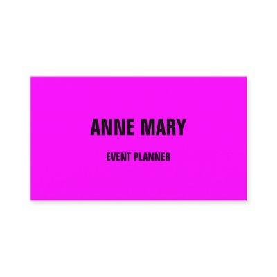 Magenta Modern Bold Bright Colorful Pink Purple