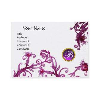 MAGIC BERRIES MONOGRAM, ruby red purple