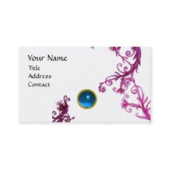 MAGIC BERRIES  MONOGRAM  swirl gem blue  white