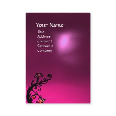 MAGIC BERRIES PINK FUCHSIA AMETHYST GEM MONOGRAM
