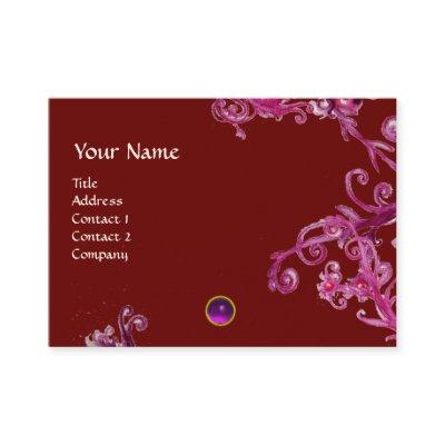 MAGIC BERRIES PURPLE AMETHYST GEM MONOGRAM