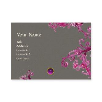 MAGIC BERRIES PURPLE AMETHYST GEM MONOGRAM