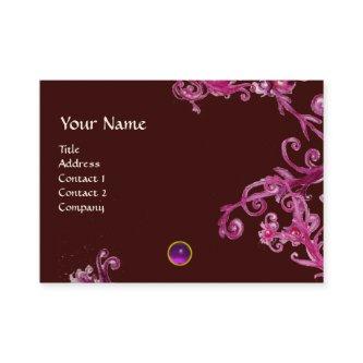 MAGIC BERRIES PURPLE AMETHYST GEM MONOGRAM