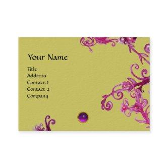 MAGIC BERRIES PURPLE AMETHYST GEM MONOGRAM