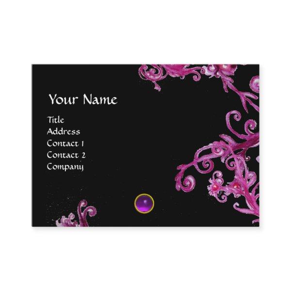 MAGIC BERRIES PURPLE AMETHYST GEM MONOGRAM