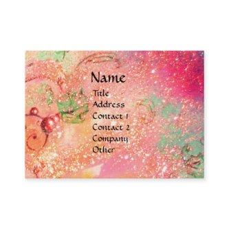 MAGIC BUTTERFLY pink ,fuchsia yellow gold sparkles