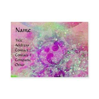 MAGIC BUTTERFLY WITH PURPLE SPARKLING SWIRLS
