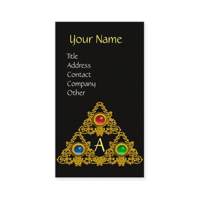 MAGIC ELFIC TALISMAN MONOGRAM,Black