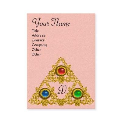 MAGIC ELFIC TALISMAN MONOGRAM,pink