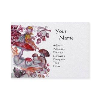 MAGIC FOLLET OF MUSHROOMS ,Fantasy Red White Pearl