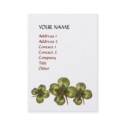 MAGIC SHAMROCKS  IN PURPLE FUCHSIA GOLD SPARKLES