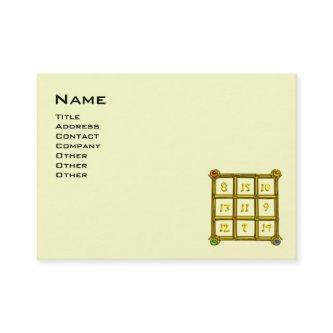 MAGIC SQUARE 33 ,Black and Ivory