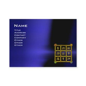 MAGIC SQUARE 33 , Blue Black