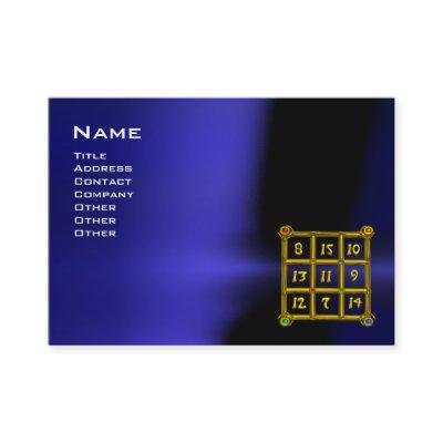 MAGIC SQUARE 33 , Blue Black
