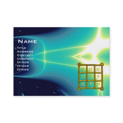 MAGIC SQUARE 33 , Blue Turquase