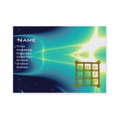 MAGIC SQUARE 33 , Blue Turquase , Pearl Paper