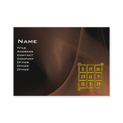 MAGIC SQUARE 33 , Brown Black