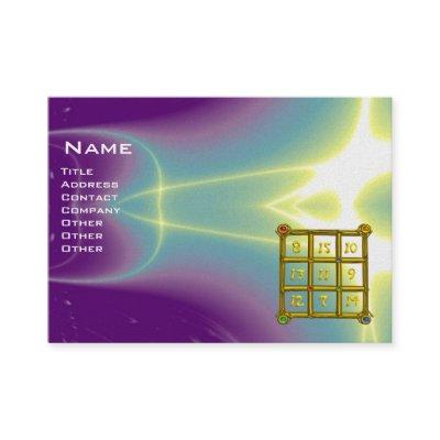MAGIC SQUARE 33 , Purple Blue, Pearl Paper