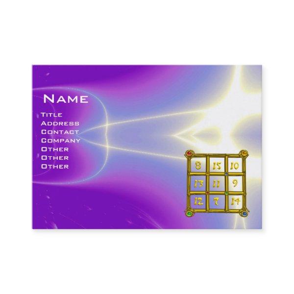 MAGIC SQUARE 33 Ultra Violet Purple Fractal Waves