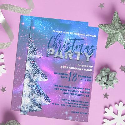 Magic Winter Wonderland Corporate Christmas Party Invitation