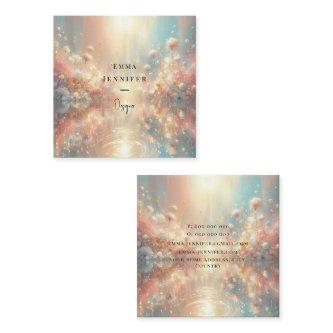 Magical glitter background square
