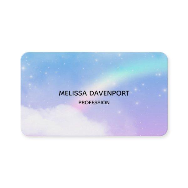 Magical Pastel Clouds and a Rainbow