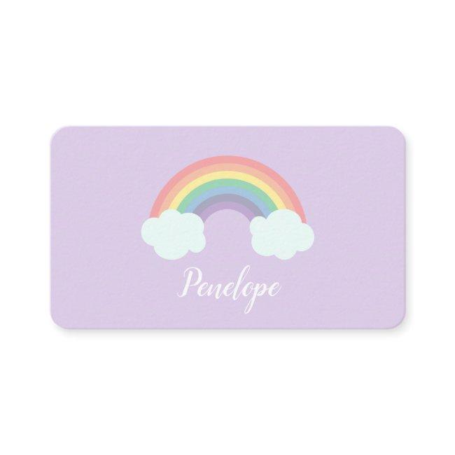 Magical Rainbow and Clouds Social Calling