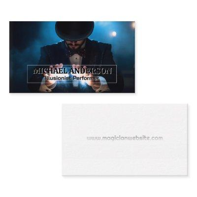 Magician Doing Mysterious Magic Trick