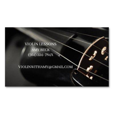 Magnetic Classical Musician/ Music Store Card