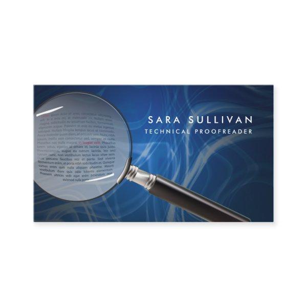 Magnifying Glass Proofreader