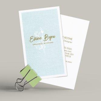 Magnolia Branch Floral Signature Script