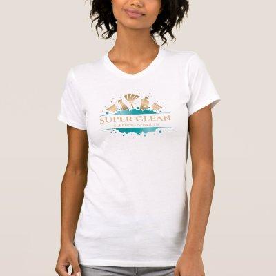 Maid Cleaning House Sparkling  Gold   T-Shirt